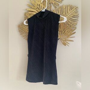 Chic Black Sleeveless Top